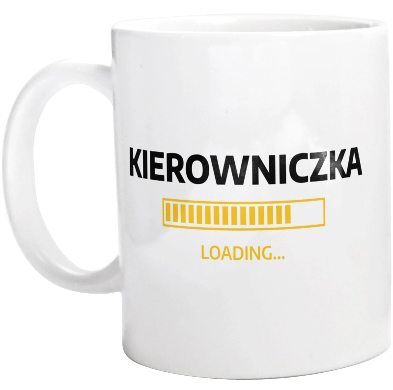 Kierowniczka Loading - Kubek Biały