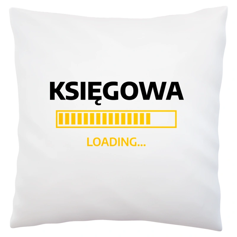 Księgowa Loading - Poduszka Biała