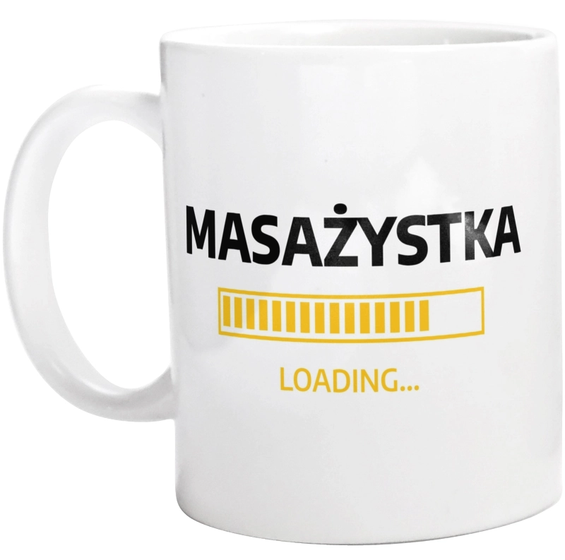 Masażystka Loading - Kubek Biały