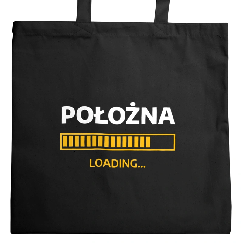 Położna Loading - Torba Na Zakupy Czarna