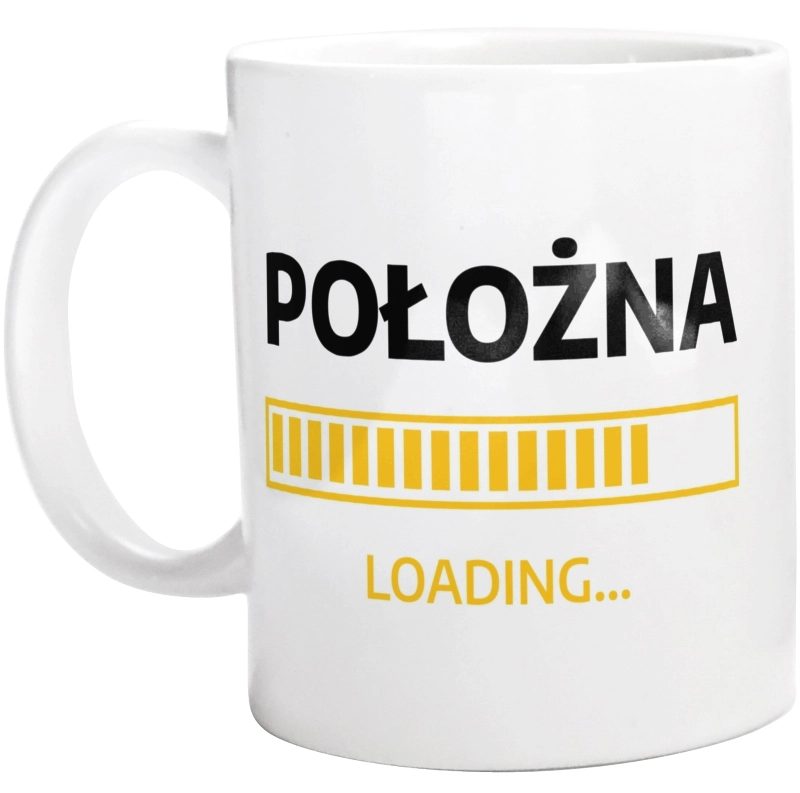 Położna Loading - Kubek Biały