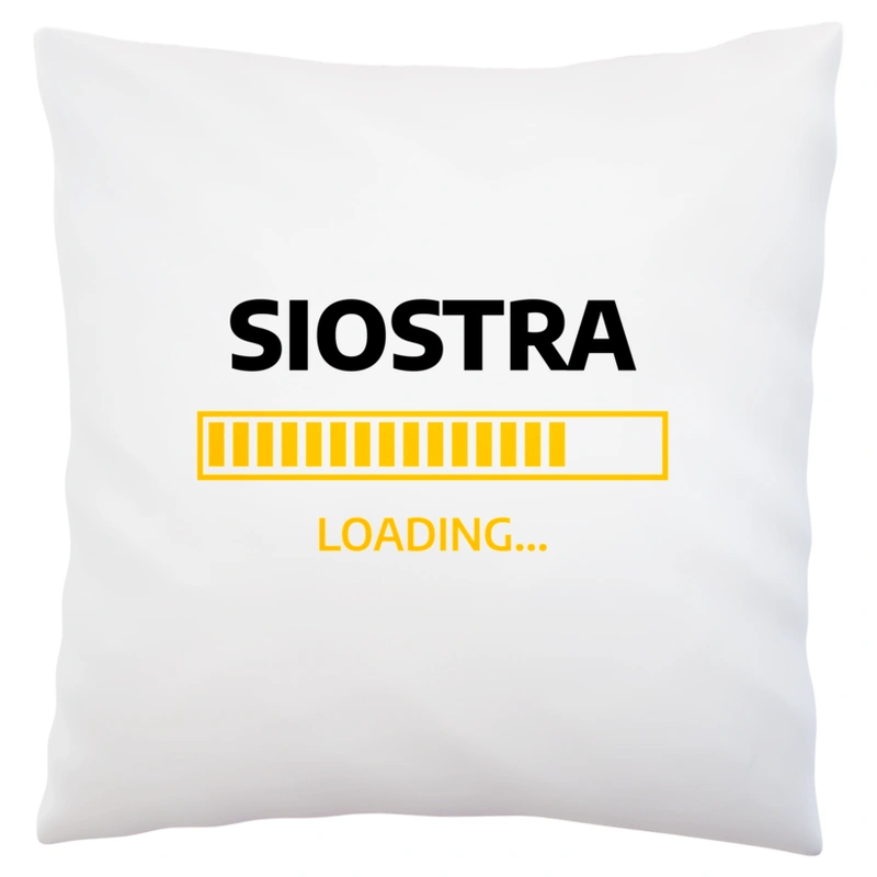 Siostra Loading - Poduszka Biała