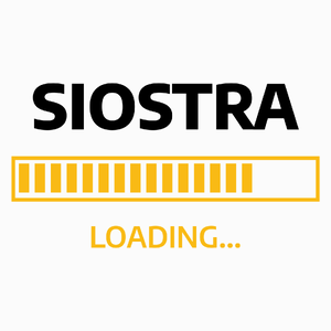 Siostra Loading - Poduszka Biała