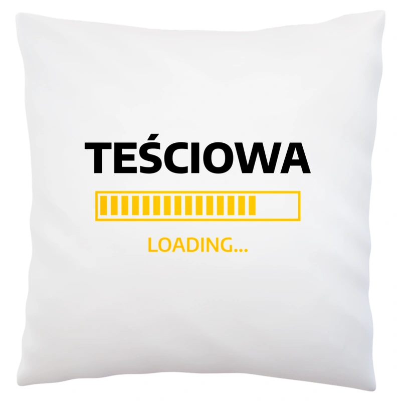 Teściowa Loading - Poduszka Biała