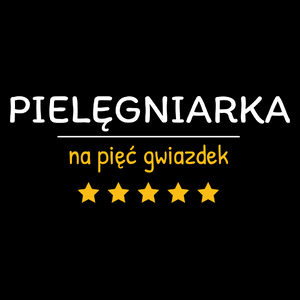 Pielęgniarka Na 5 Gwiazdek - Torba Na Zakupy Czarna