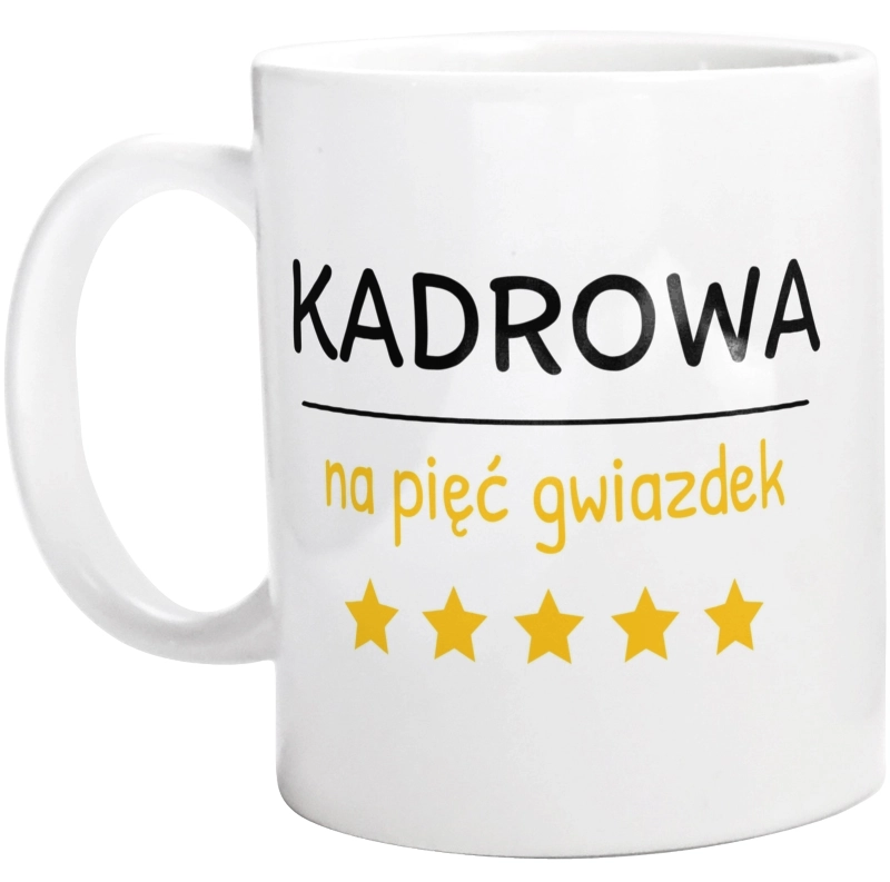 Kadrowa Na 5 Gwiazdek - Kubek Biały