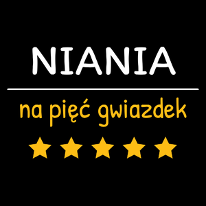 Niania Na 5 Gwiazdek - Torba Na Zakupy Czarna