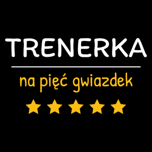 Trenerka Na 5 Gwiazdek - Torba Na Zakupy Czarna