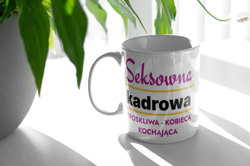 Seksowna Kadrowa - Kubek Biały