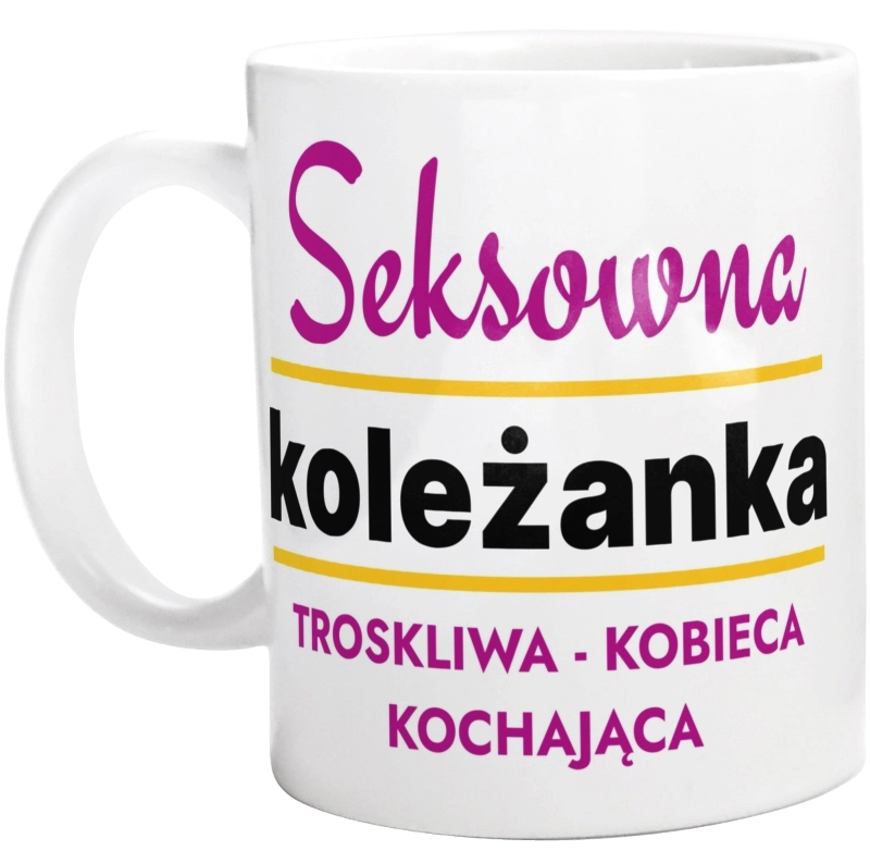 Seksowna Koleżanka - Kubek Biały