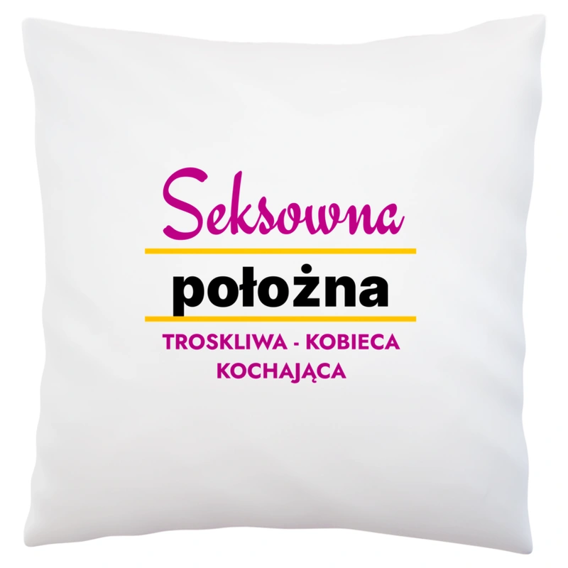 Seksowna Położna - Poduszka Biała