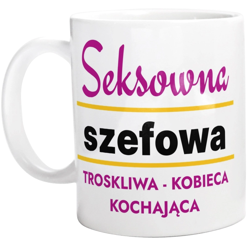 Seksowna Szefowa - Kubek Biały