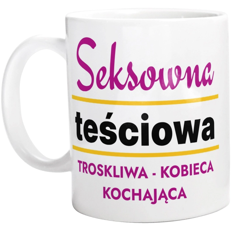 Seksowna Teściowa - Kubek Biały