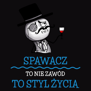 Spawacz To Nie Zawód, To Styl Życia - Męska Koszulka Czarna