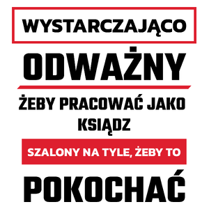 Odważny Szalony Ksiądz - Kubek Biały