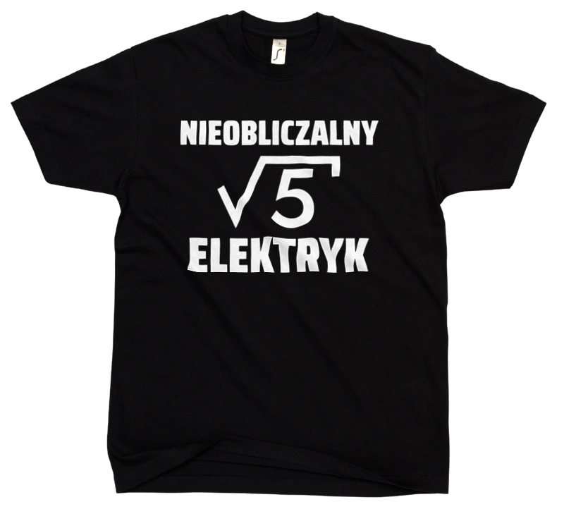 Nieobliczalny Elektryk - Męska Koszulka Czarna