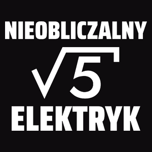 Nieobliczalny Elektryk - Męska Koszulka Czarna