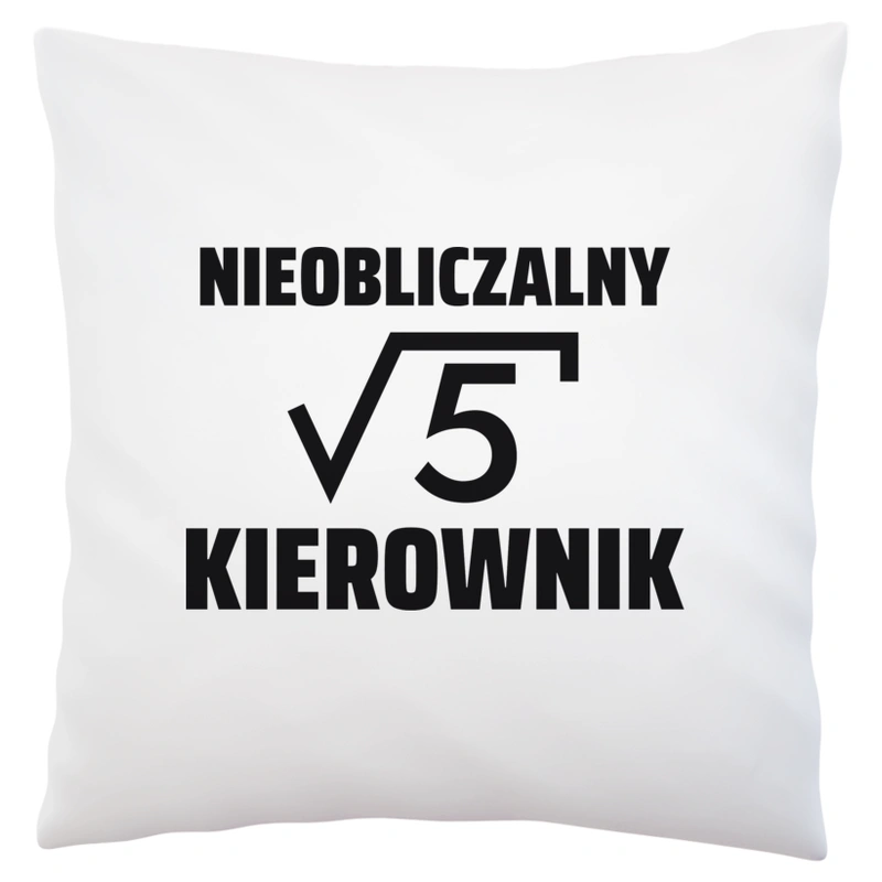 Nieobliczalny Kierownik - Poduszka Biała