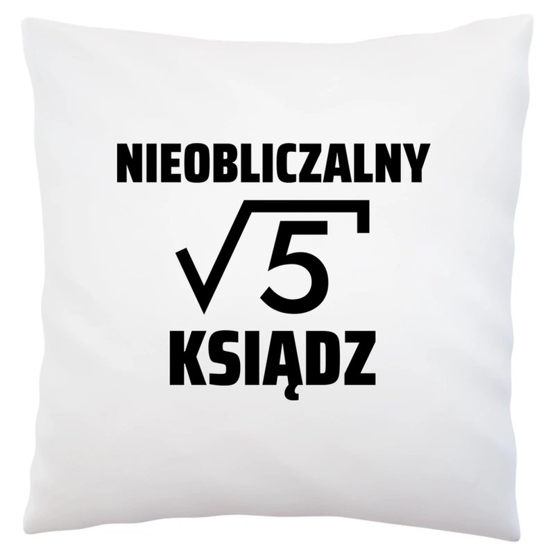 Nieobliczalny Ksiądz - Poduszka Biała