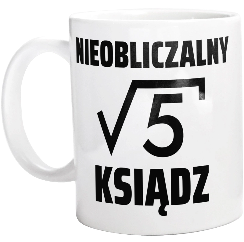 Nieobliczalny Ksiądz - Kubek Biały