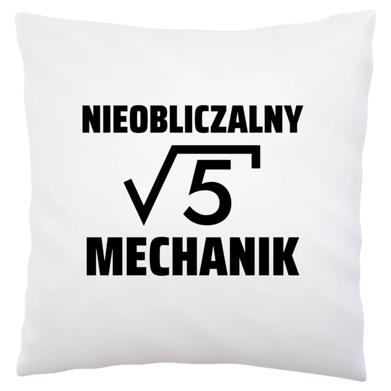 Nieobliczalny Mechanik - Poduszka Biała