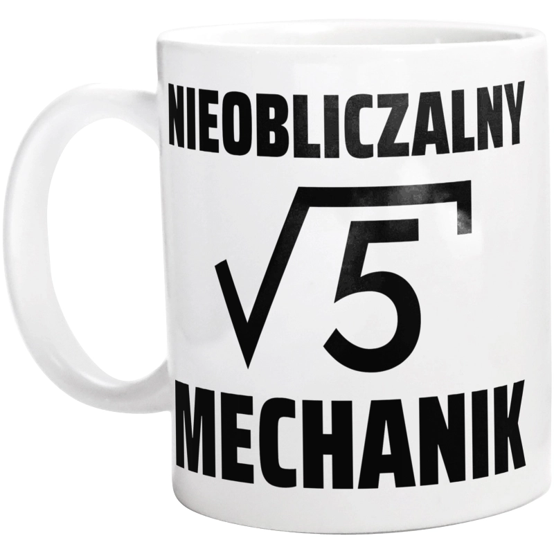 Nieobliczalny Mechanik - Kubek Biały