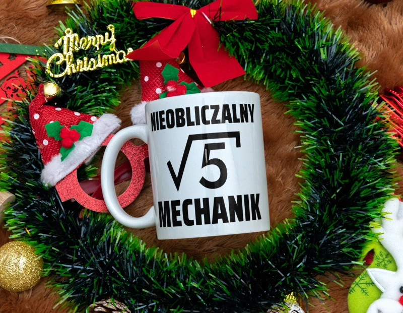 Nieobliczalny Mechanik - Kubek Biały