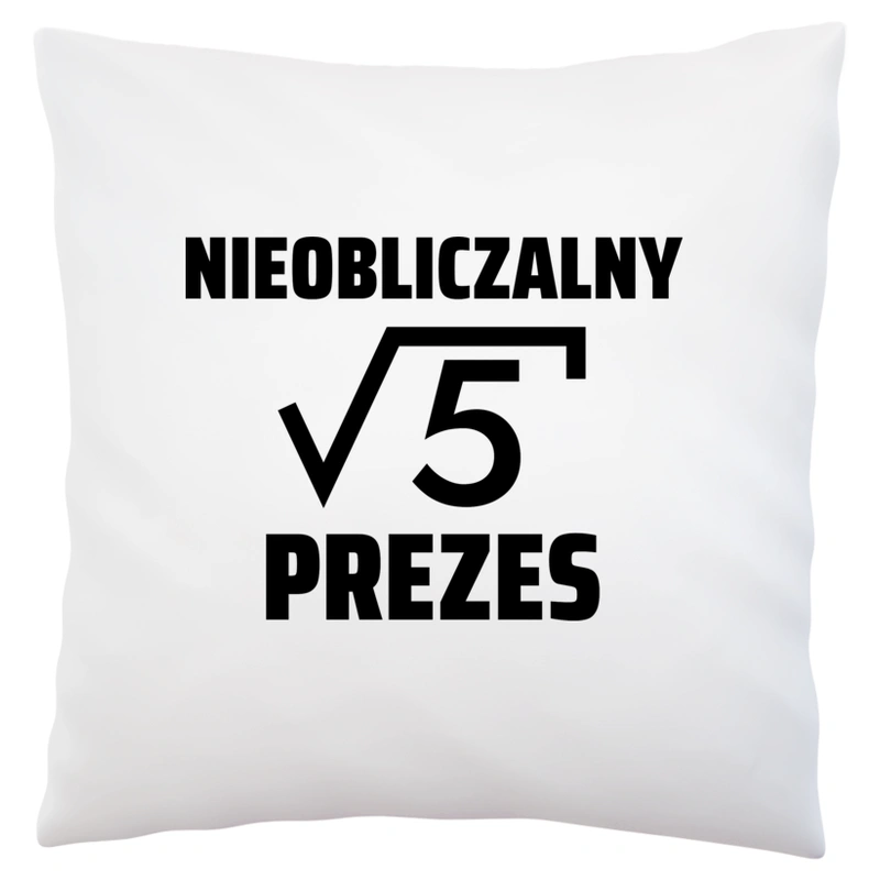 Nieobliczalny Prezes - Poduszka Biała