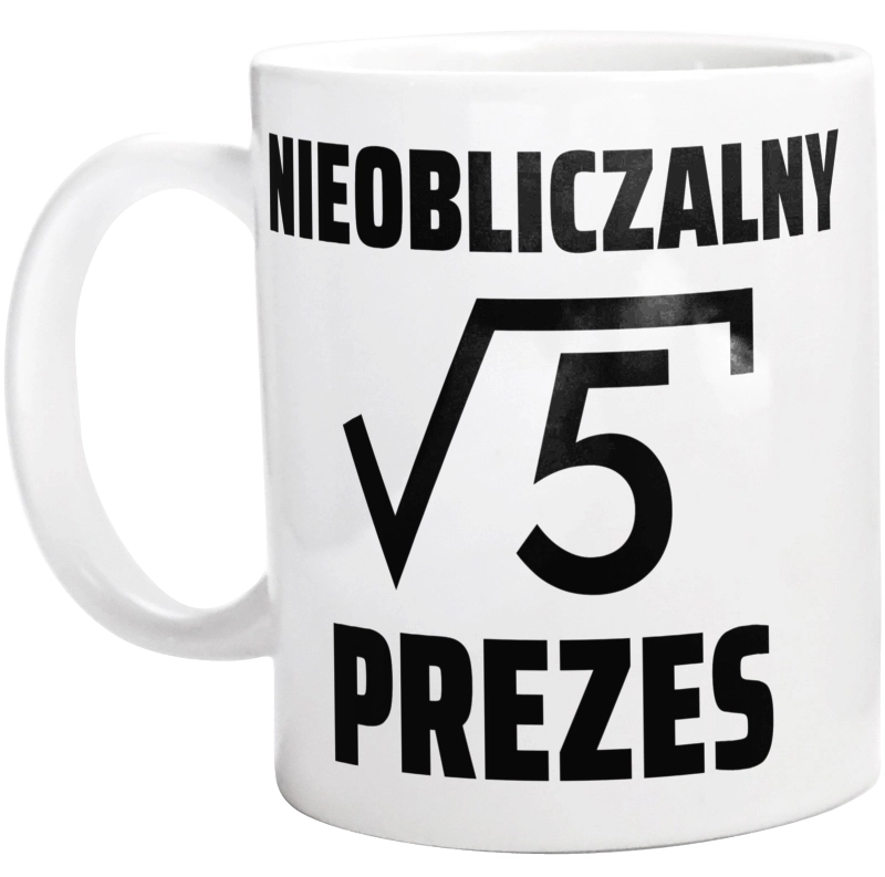 Nieobliczalny Prezes - Kubek Biały