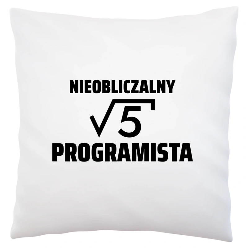 Nieobliczalny Programista - Poduszka Biała