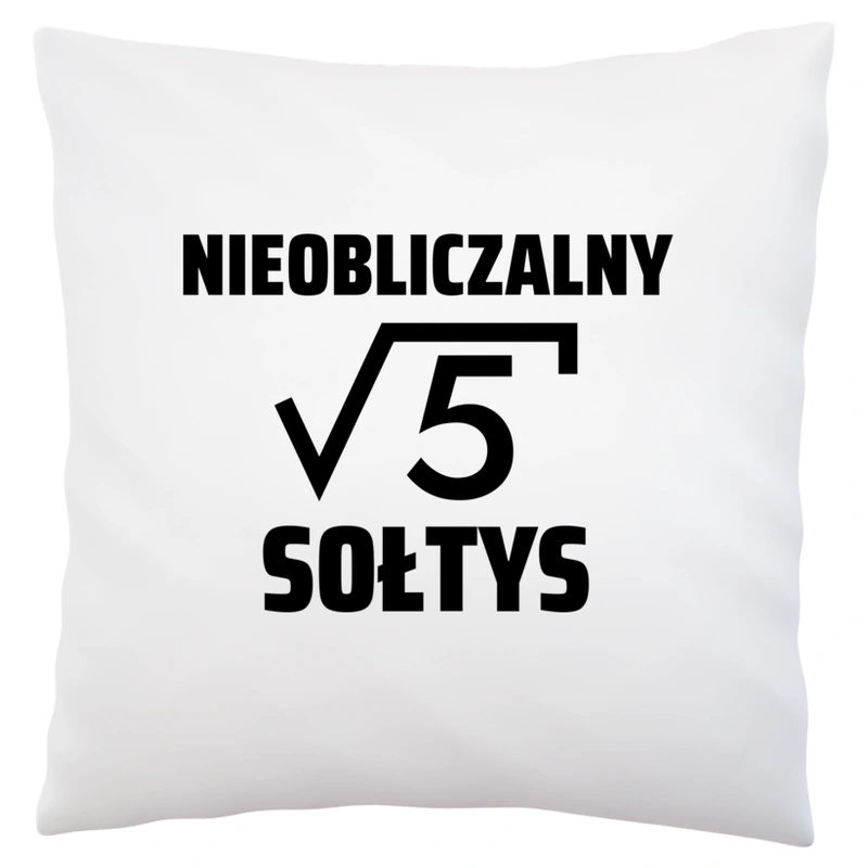 Nieobliczalny Sołtys - Poduszka Biała