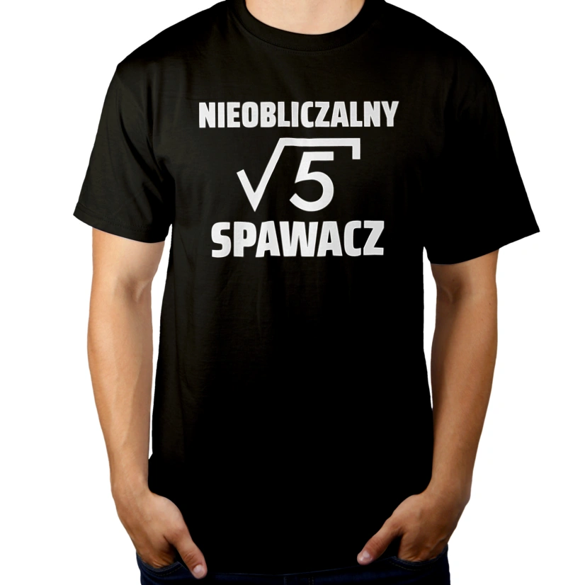 Nieobliczalny Spawacz - Męska Koszulka Czarna