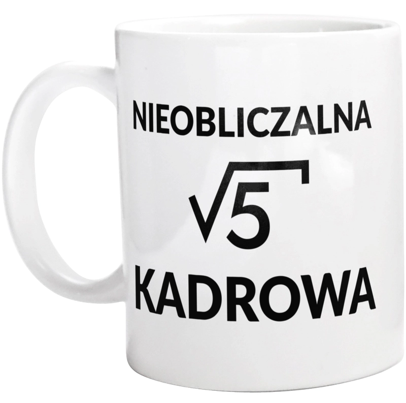 Nieobliczalna Kadrowa - Kubek Biały