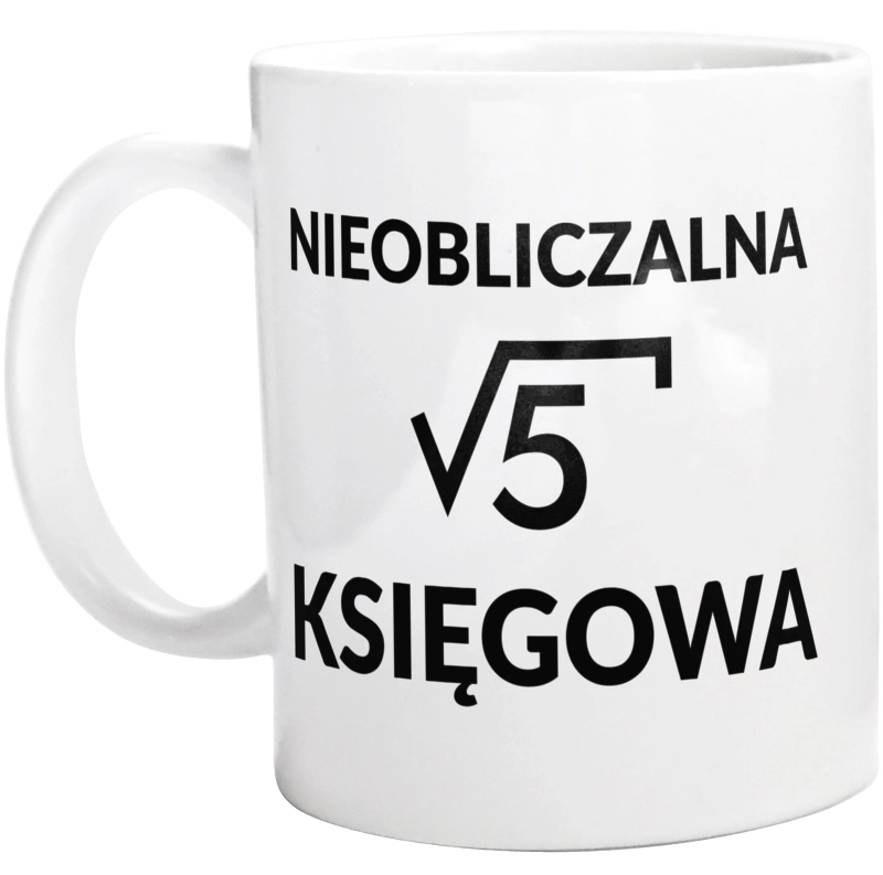 Nieobliczalna Księgowa - Kubek Biały