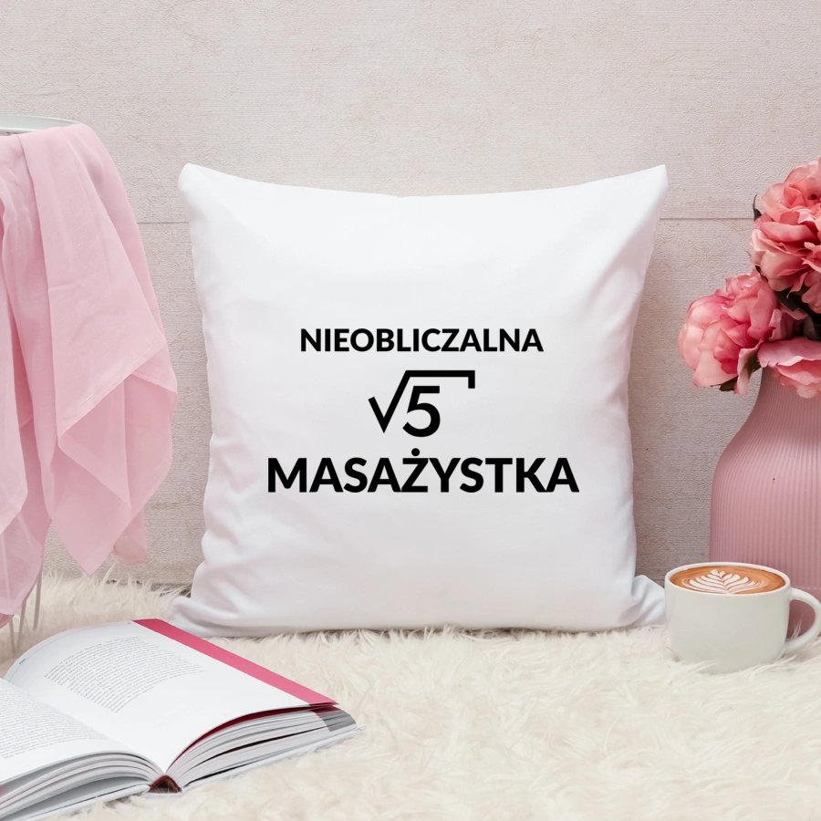 Nieobliczalna Masażystka - Poduszka Biała