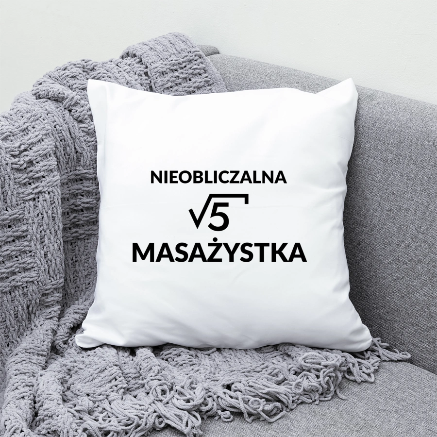 Nieobliczalna Masażystka - Poduszka Biała