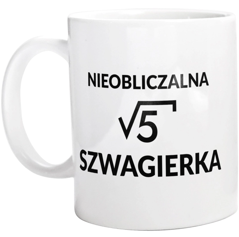 Nieobliczalna Szwagierka - Kubek Biały