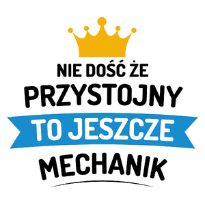 Przystojny Mechanik - Kubek Biały