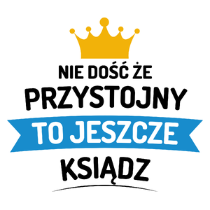 Przystojny Ksiądz - Kubek Biały