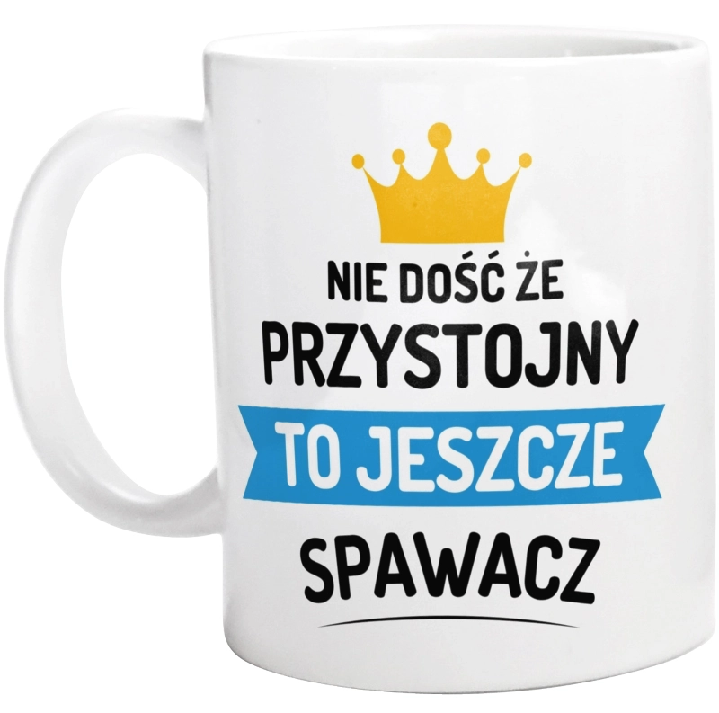 Przystojny Spawacz - Kubek Biały