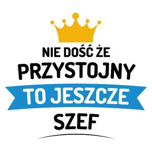 Przystojny Szef - Kubek Biały