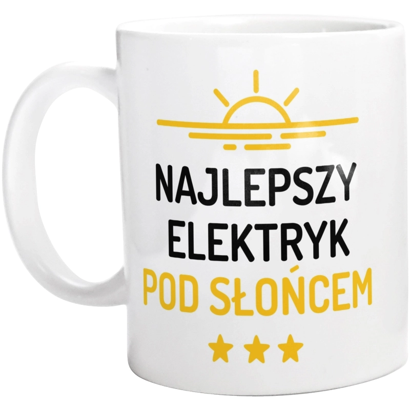 Najlepszy Elektryk Pod Słońcem - Kubek Biały