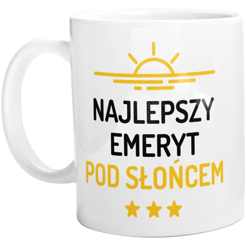 Najlepszy Emeryt Pod Słońcem - Kubek Biały