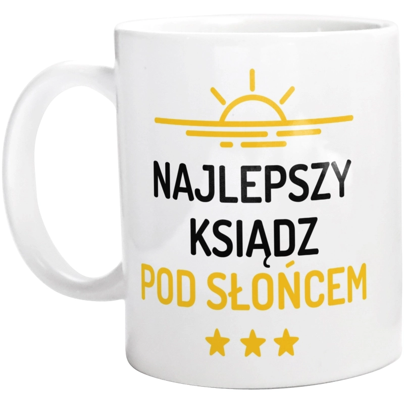 Najlepszy Ksiądz Pod Słońcem - Kubek Biały