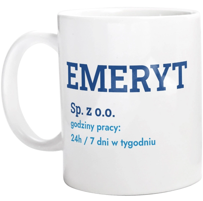 Emeryt Sp. Z O.o. Godziny Pracy - Kubek Biały