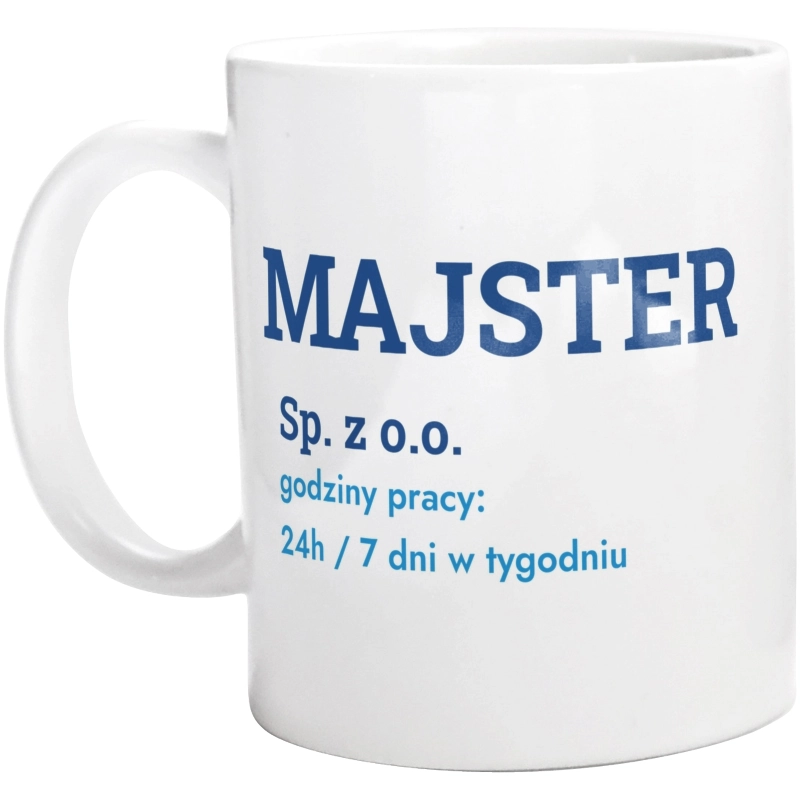 Majster Sp. Z O.o. Godziny Pracy - Kubek Biały