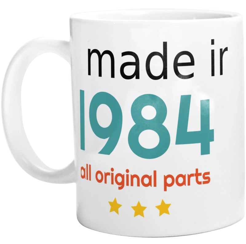 Made In 1983 All Original Parts - Kubek Biały