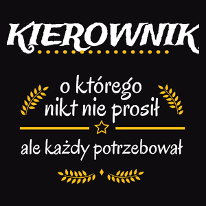 Kierownik Którego Każdy Potrzebował - Męska Koszulka Czarna