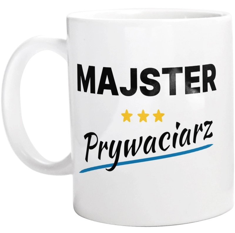 Majster Prywaciarz - Kubek Biały