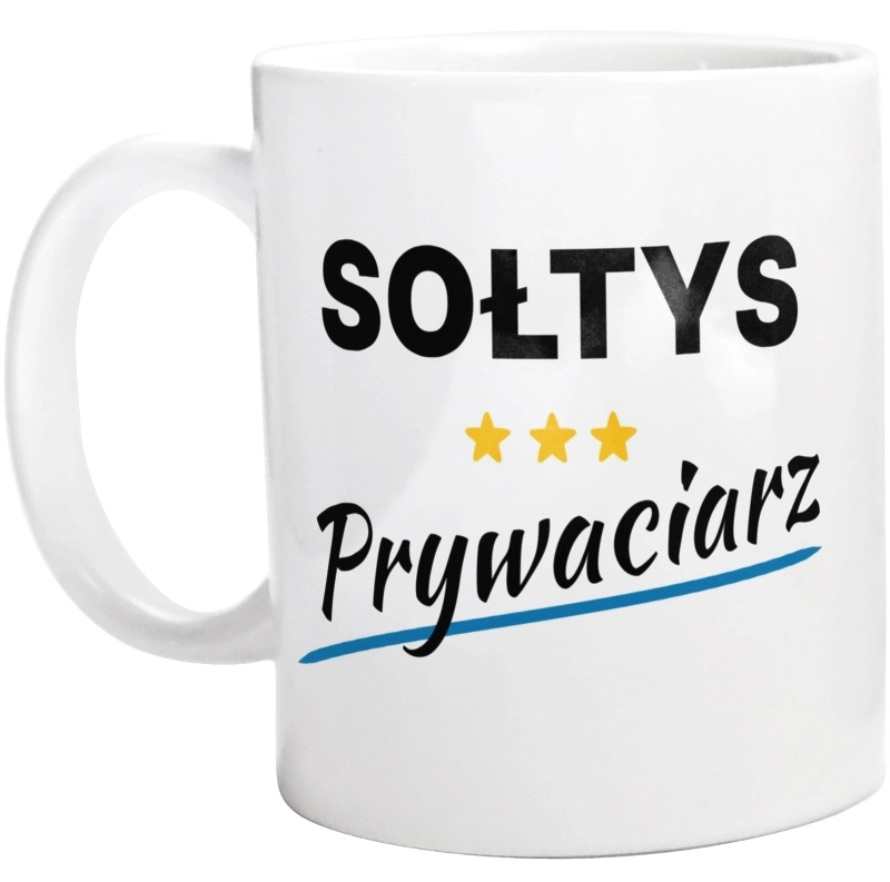 Sołtys Prywaciarz - Kubek Biały